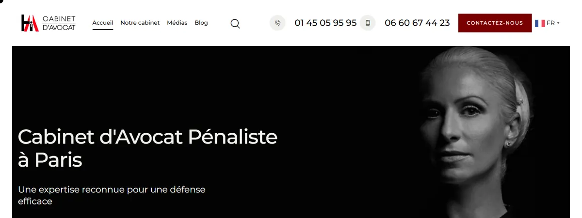Page d’accueil du site legadroit.com